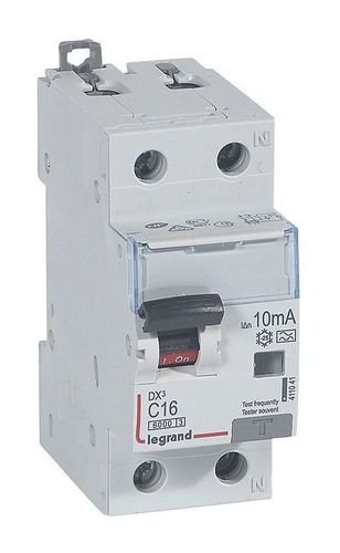 Дифавтомат Legrand DX³ 1P+N 16А (C) 10кА 10мА (A)