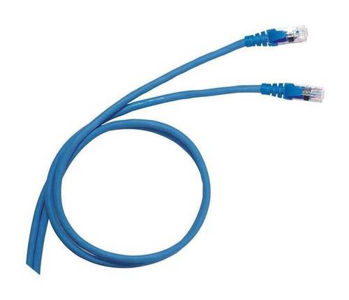 Шнур коммутационный RJ 45 - категория 6 - F//UTP - PVC - экранированный - 0,5 м - голубой